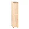 Kép 3/6 - 211 Borovi fenyő ruhásszekrény 40x184 cm 1 ajtós akasztós