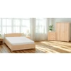 Kép 7/7 - 326G – Ívelt, fílungos, gombos – Ágyneműtartós franciaágy, fenyőfa ágykeret +Ágyrács – 160x200 cm | Enteriör