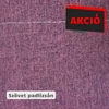 Kép 2/2 - 358 termék, fenyő franciaágy, szövet padlizsán, natúr borovi fenyő ágy, 180x200-as fekvőfelülettel, fix kivitel