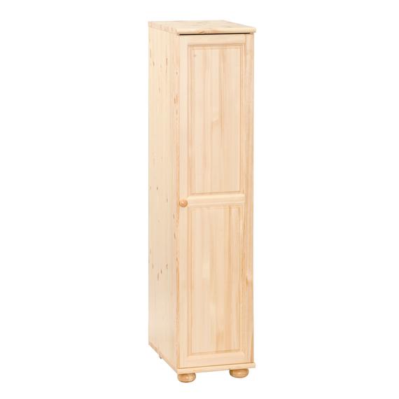 1 ajtós natúr borovi fenyő szekrény, akasztós 40 cm széles, 211 termék