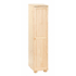 Kép 1/2 - 1 ajtós natúr borovi fenyő szekrény, polcos 40 cm széles, 212 termék
