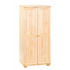 Kép 1/2 - 2 ajtós natúr borovi fenyő szekrény, akasztós 80 cm széles, 221 termék