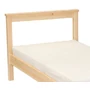 Kép 2/2 - Outlet 359 termék, fenyő heverő, betét nélküli, natúr borovi fenyő ágy, 90x200-as fekvőfelülettel, fix kivitel